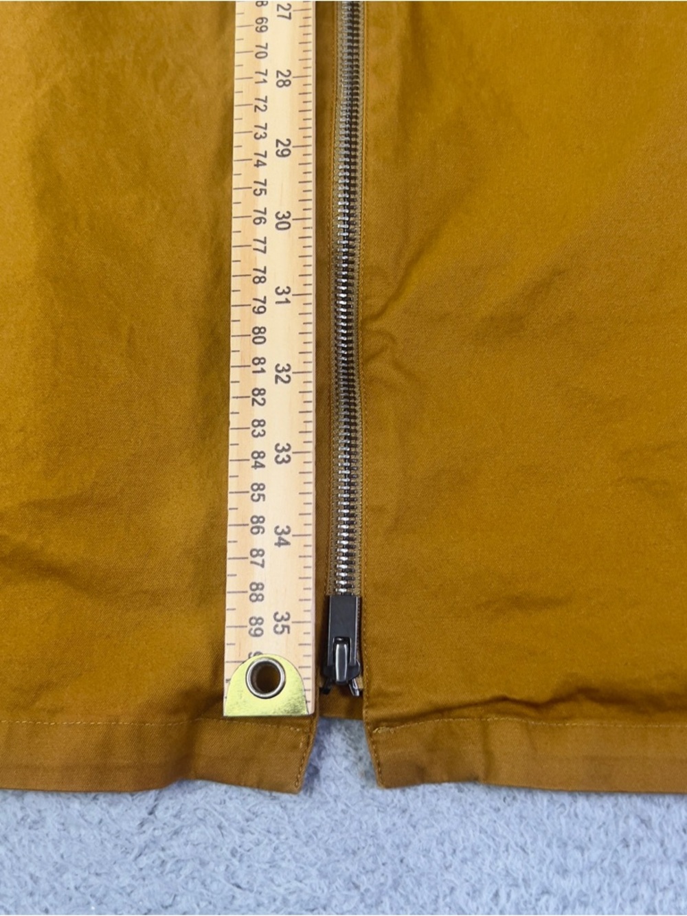 Kate Spade Saturday Dress Womens 8 Brown Tan Front Full Zip Sleeveless Preppy - Picture 9 of 10